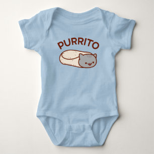 PURRITO - Cat Burrito Baby Bodysuit