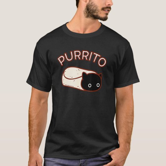 Purrito De Kat Burrito Spooky T-shirt (Voorkant)