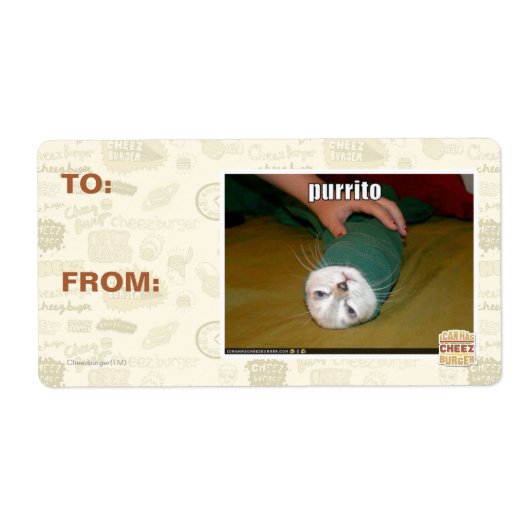 purrito etiket (Voorkant)