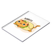 Purrito Grappige Kat Burrito Grappenmakerij Notitieboek (Linkerzijde)
