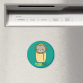 Purrito Kitty Cat Burrito Magneet (Insitu (Vaatwasser))