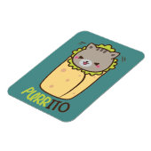 Purrito Kitty Cat Burrito Magneet (Linkerzijde)