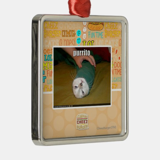 purrito metalen ornament (Rechts)