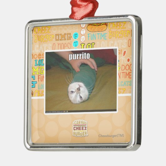 purrito metalen ornament (Links)