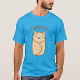 Purrito Shirt – Cute Cat Burrito Funny Pun T-Shirt