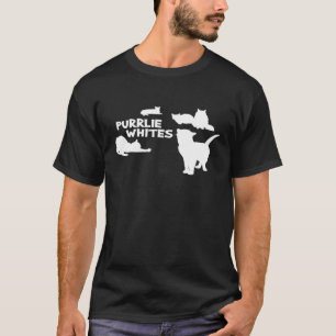 Purrlie Whites voor tandartsen die van katten houd T-shirt