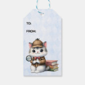 Purrlock Holmes Detective Kitten -> Snorlock Holme Cadeaulabel (Achterkant)