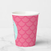 Purrmaid Kat Zeemeermin Roze Schalen verjaardagsfe Papieren Bekers (Links)