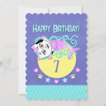 Purrmaid uitnodiging