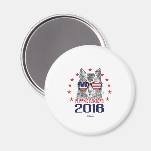 Purrnie Sanders 2016 Magneet (Voorkant / Achterkant)