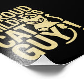 Purroud kinderloze kattenman stemt voor President Foto Afdruk (Hoek)