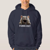 PURRR-FECT Hilarious Laughing Cat Meme T Shirt (Voorkant)