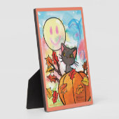 Purrrfect Autumn - Kinder kunst voor CHOC Fotoplaat (Zijkant)