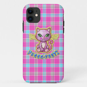 Purrrfect Kitty Cat Plaid iPhone 5 Casemate Case-Mate iPhone Case