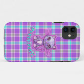 Purrrfect Kitty Cat Plaid iPhone 5 Casemate Case-Mate iPhone Case (Achterkant (horizontaal))