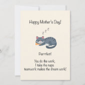 Purrrfect Moederdag Feestdagenkaart (Voorkant)