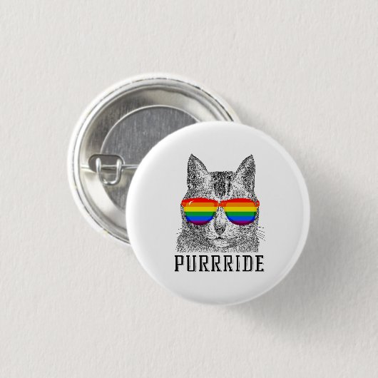 PURRRIDE RONDE BUTTON 3,2 CM (Voorkant /achterkant)