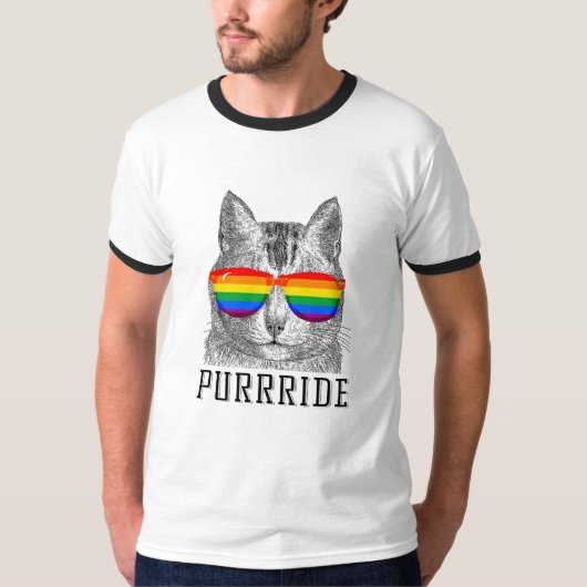 PURRRIDE T-SHIRT (Voorkant)