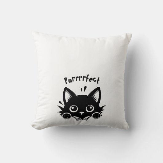 Purrrrfect Kussen (Voorkant)