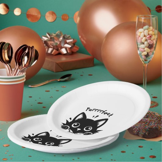 Purrrrfect Papieren Bordje (Multi)