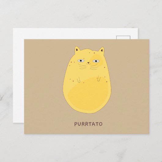 Purrtato Briefkaart (Voorkant / Achterkant)