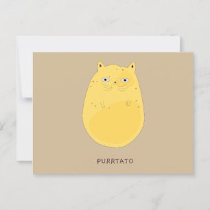 Purrtato Briefkaart