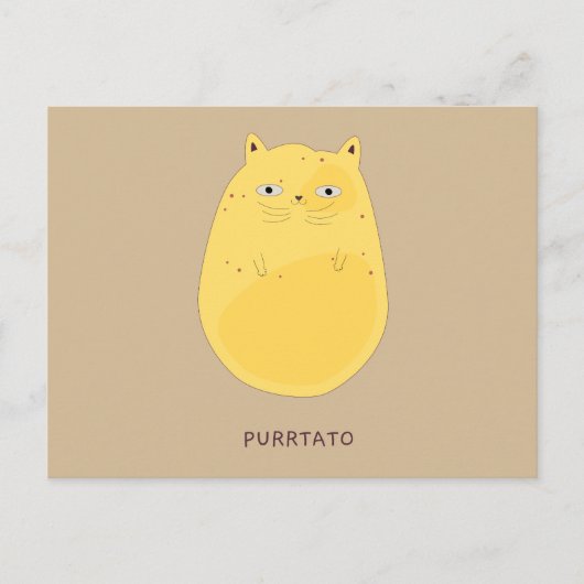 Purrtato Briefkaart (Voorkant)