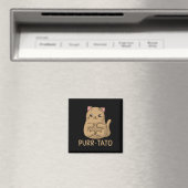 Purrtato Cat Potato Cat Lover Idaho Aardappelen Magneet (Insitu (Vaatwasser))