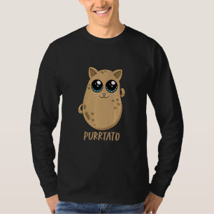 Purrtato Leuke Kat Aardappel T-shirt