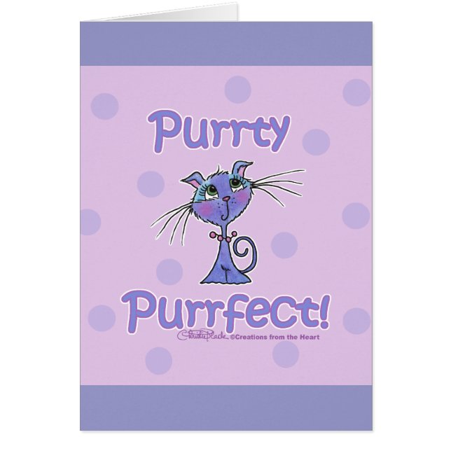 Purrty Purrfect-Kat (Voorkant)