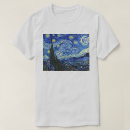 Purry Night Shirt, gebaseerd op Sterrennacht T-shi T-shirt