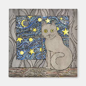 Purry Purry Night Magnet (Voorkant)