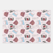 Purse Design Wrapping papier set van 3 Inpakpapier Vel (Voorkant)