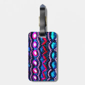 Purse Embroidery uit India Bagagelabel (Achterkant verticaal)