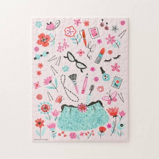 Purse Puzzle ©Anne Keenan Higgins Legpuzzel (Verticaal)