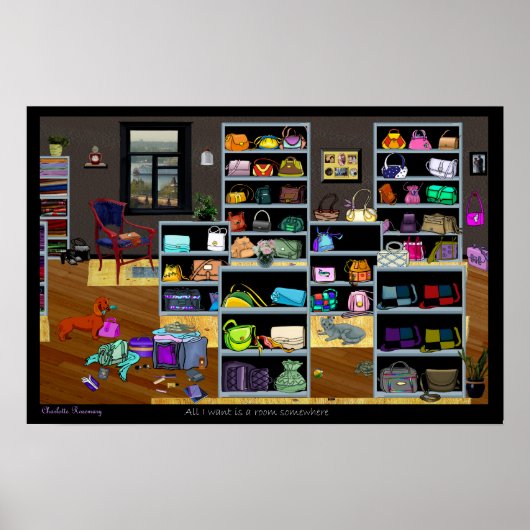 Purses Room 22.5 X 15 Poster (Voorkant)