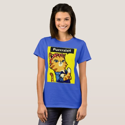 Pursist Shirt, Kat Pursist, Kat Pursist T-shirt (Voorkant volledig)