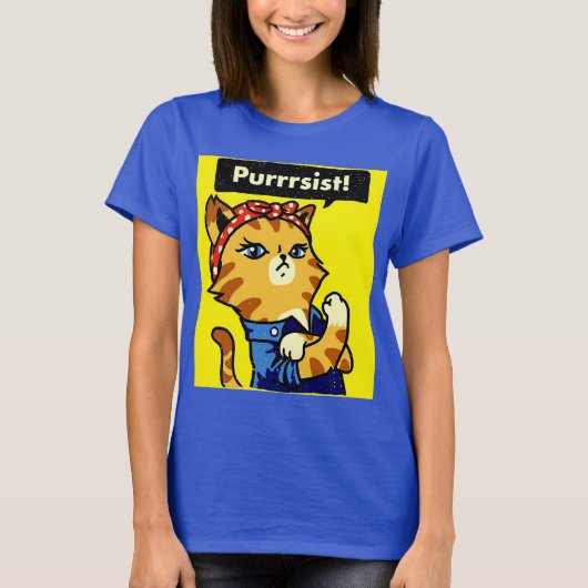 Pursist Shirt, Kat Pursist, Kat Pursist T-shirt (Voorkant)