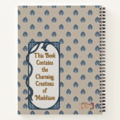 Purslane - Bloerstrologie en magische Notitieboek (Achterkant)