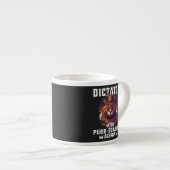 Purssion Agenda Grappige Bossy Cat Espresso Kop (Voorkant rechts)
