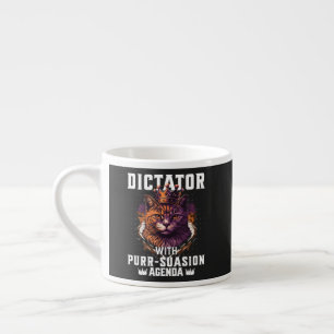Purssion Agenda Grappige Bossy Cat Espresso Kop