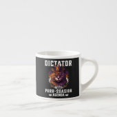Purssion Agenda Grappige Bossy Cat Espresso Kop (Rechts)