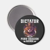 Purssion Agenda Grappige Bossy Cat Magneet (Voorkant / Achterkant)