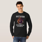Purssion Agenda Grappige Bossy Cat T-shirt (Voorkant volledig)