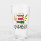 Pursue Your Passion- Gardening Drinking Glass Glas (Voorkant)