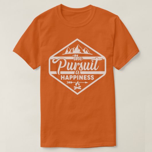 Pursuit is Happiness T-shirt (Design voorkant)