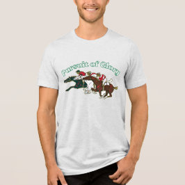 Pursuit of Glory Horse Racing Vintage Graphic Tee Tri-Blend Shirt