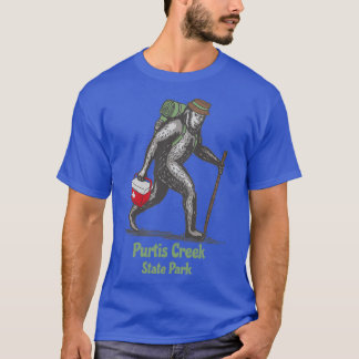 Purtis Creek State Park Texas TX Hiking Bigfoot Sa T-shirt