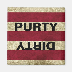 PURTY/DIRTY Dishwaser Magnet