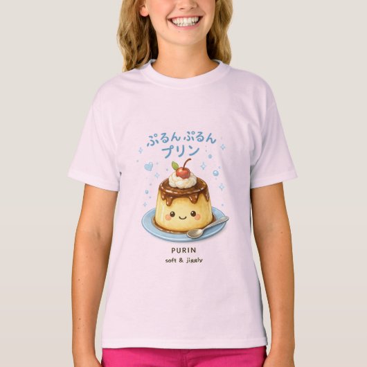 PURUN PURUN Schattige pudding T-shirt (Voorkant)